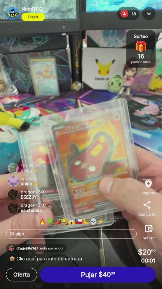 Cartas Pokémon Variadas
