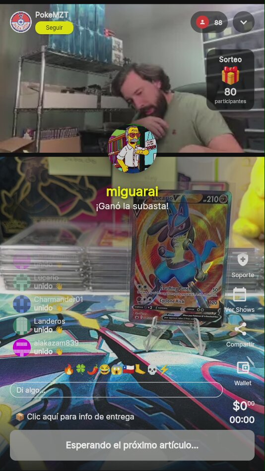 Carta Pokémon Lucario V