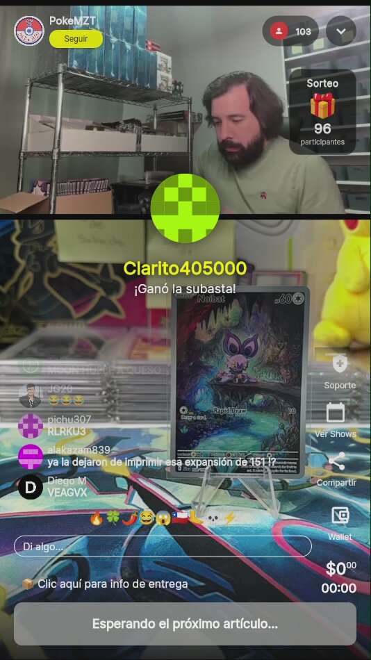 Carta Pokémon Noibat Illustration Rare