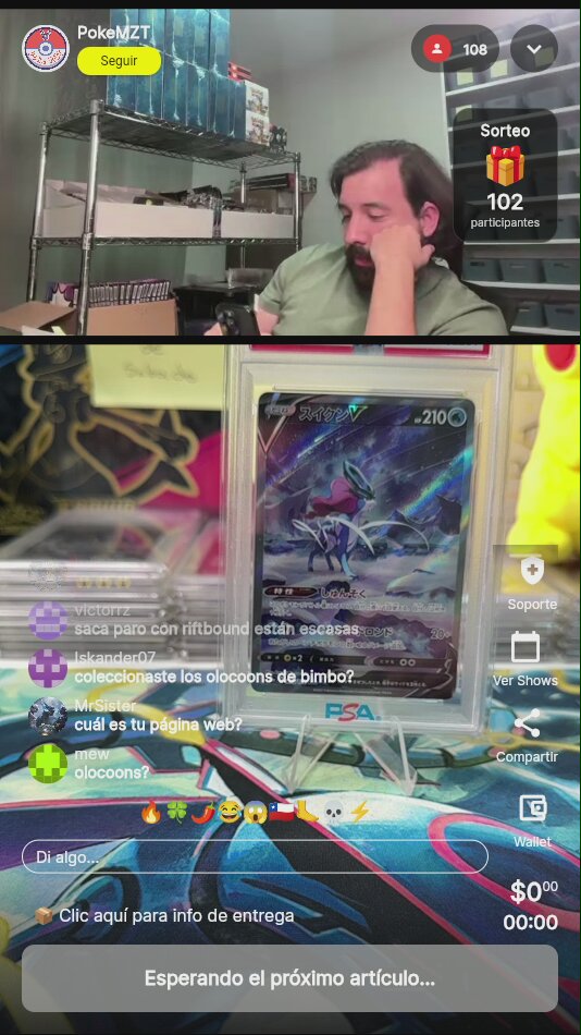 Suicune V PSA 10 Pokémon