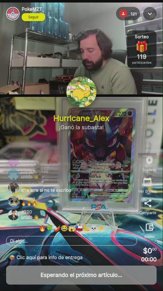 Lucario VSTAR SWSH291 PSA