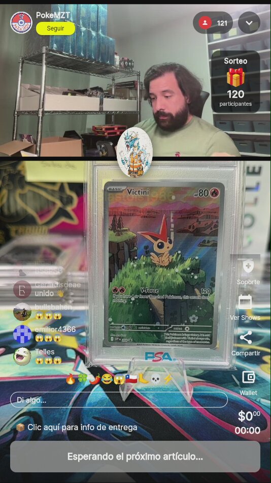 Carta Pokémon Victini V Force