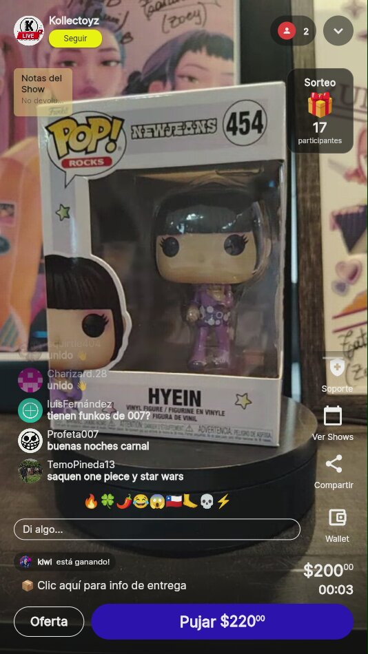 Funko Pop Rocks Hyein #454