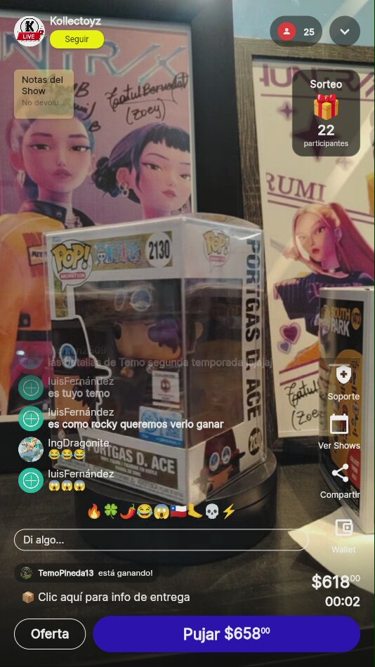 Funko Pop One Piece Ace