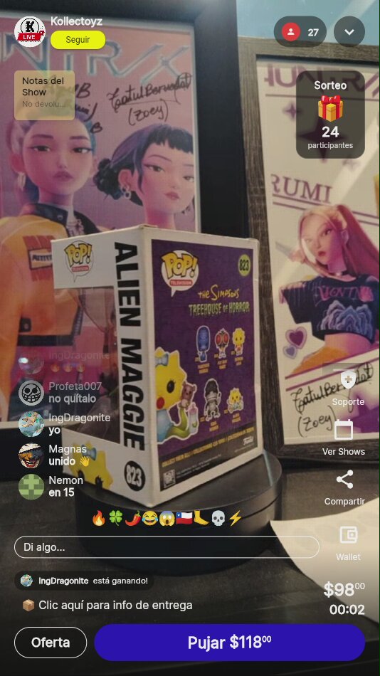 Funko Pop Alien Maggie #823