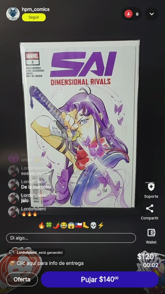 Comic Marvel SAI Dimensional Rivals #3