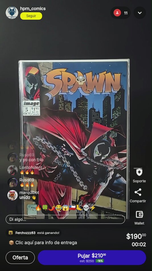 Spawn #5 Octubre 1992 Comic