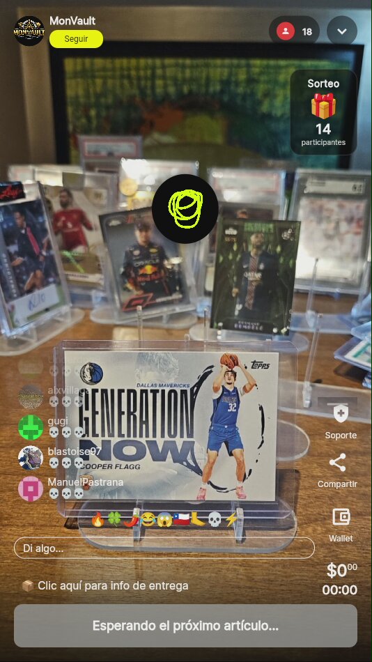 Cooper Flagg Topps Generation Now