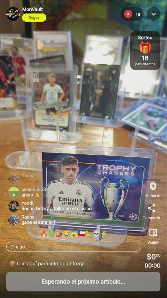 Valverde Topps Trophy Chasers Insert