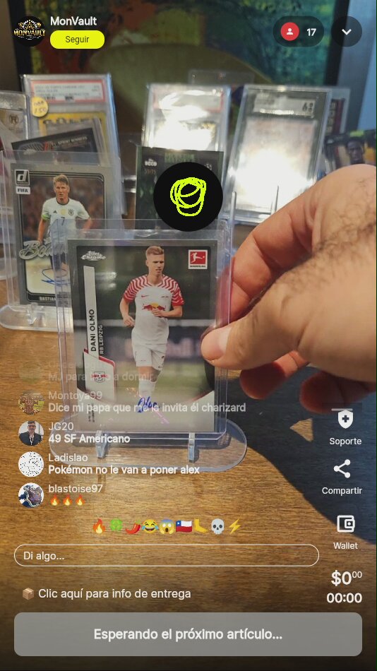 Dani Olmo Autógrafo Topps Chrome
