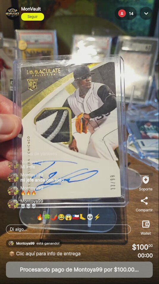 Immaculate Collection Auto Patch Card