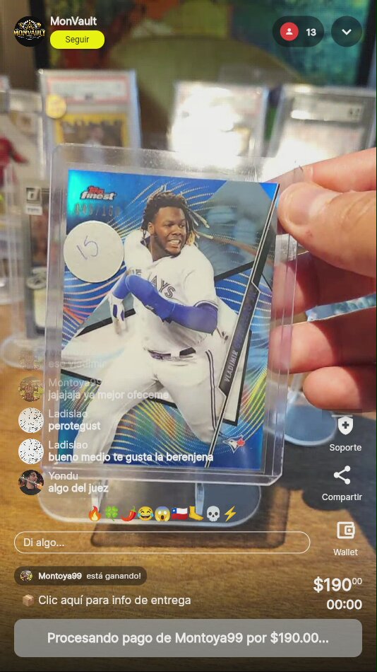 Vladimir Guerrero Jr. Topps Finest