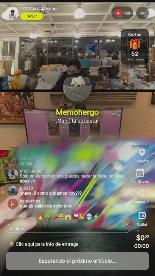 Pokémon TCG: 6 Sobres en Inglés