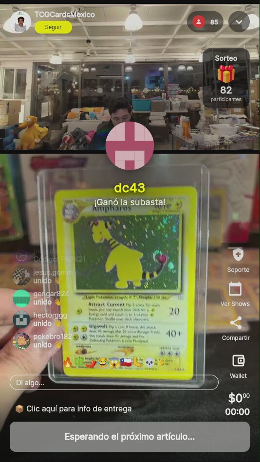 Pokémon Ampharos Holo Neo Genesis