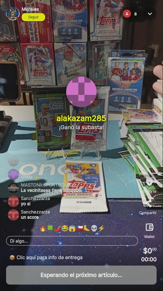 Sobres de Cartas Deportivas Variadas