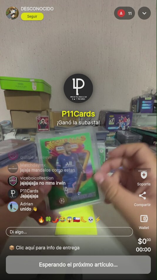 Tarjetas deportivas de Soccer