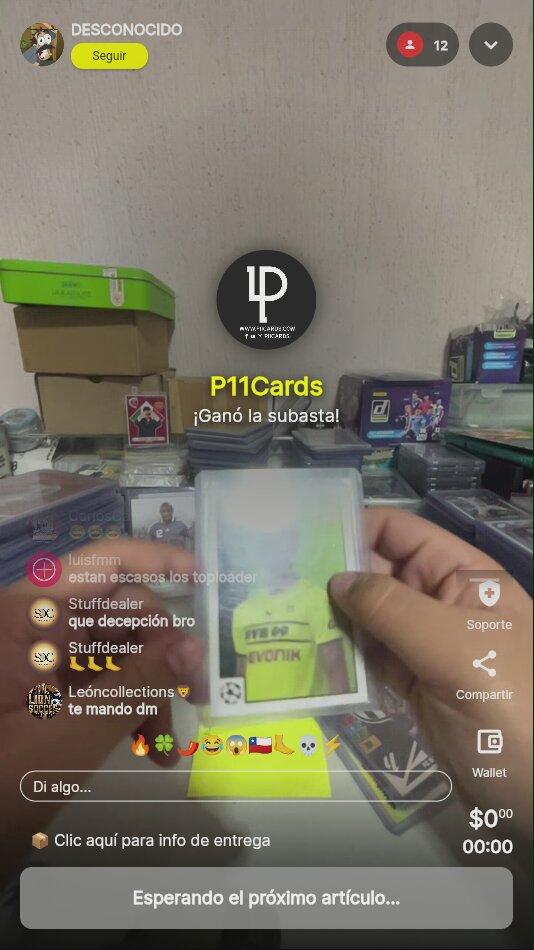 Tarjetas deportivas de Soccer