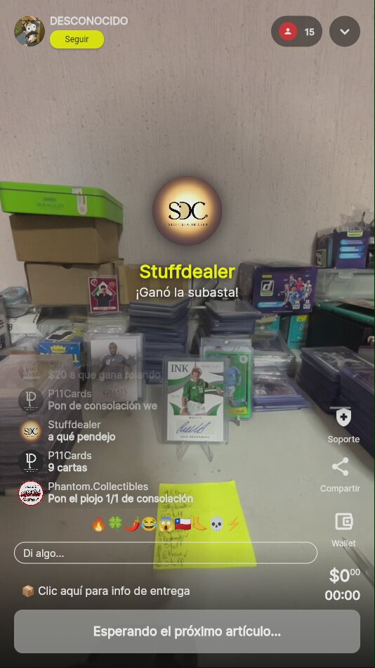 Tarjetas deportivas de Soccer