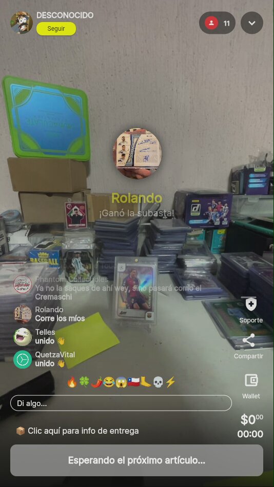 Tarjetas deportivas de Soccer