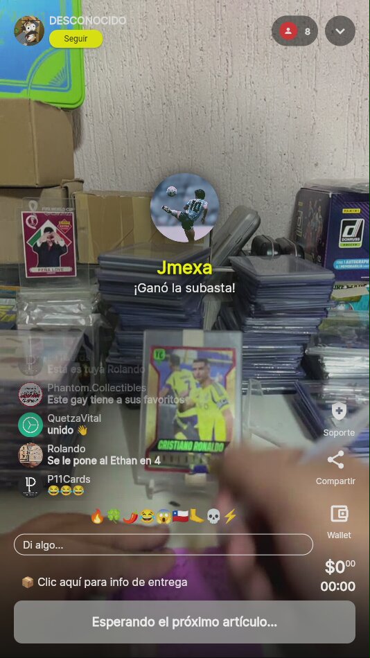 Tarjetas deportivas de Soccer