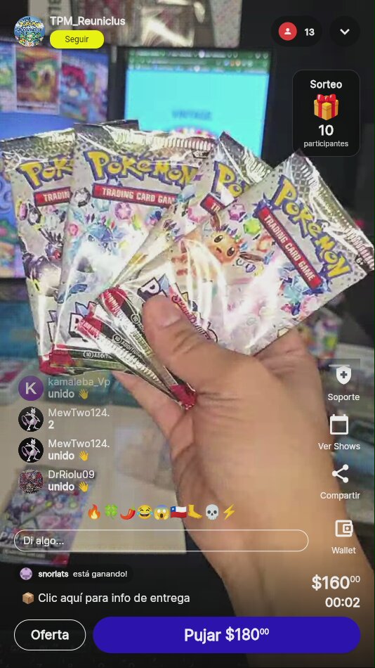 Pokémon TCG: Booster Packs Variados