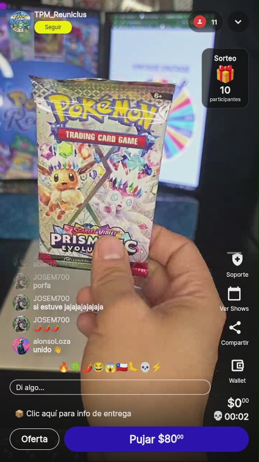 Pokémon Prismatic Evolutions Booster Pack