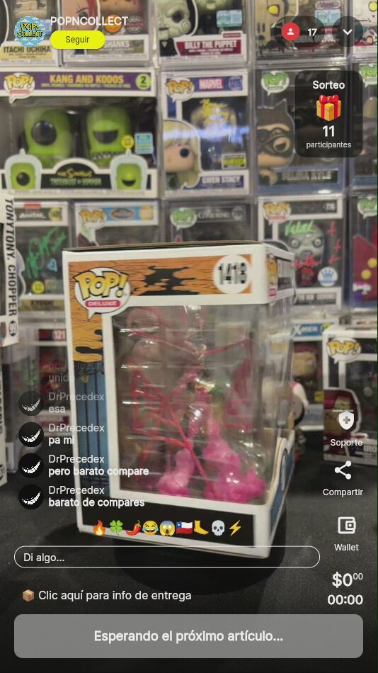 Funko Pop Coleccionable