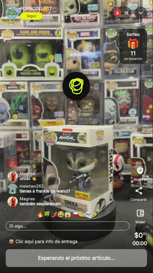 Funko Pop Sokka Avatar #1482