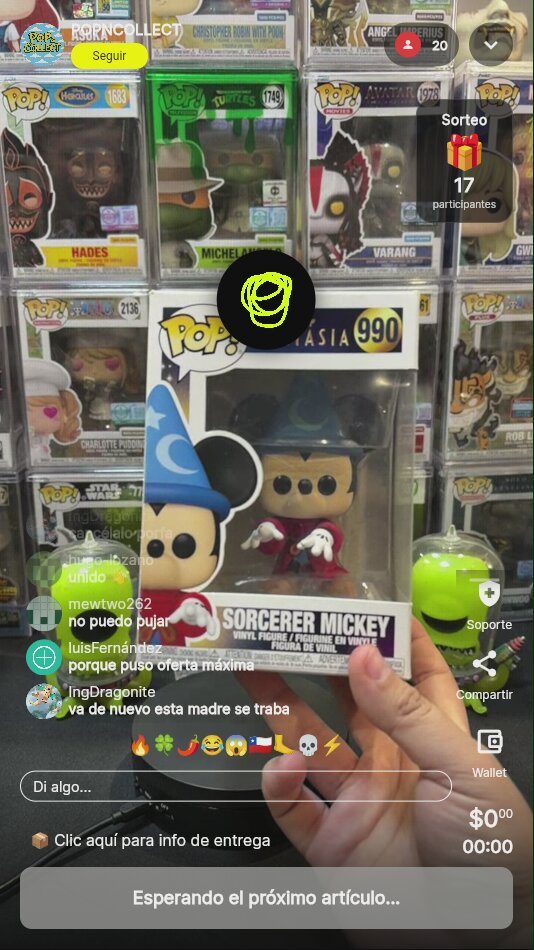Funko Pop! Mickey Hechicero Fantasía