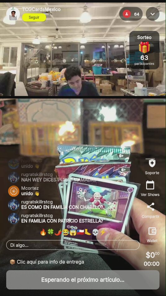 Sobres sellados Pokémon TCG