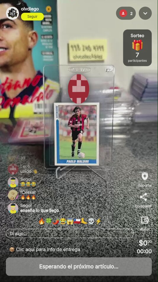 Paolo Maldini Panini 2000