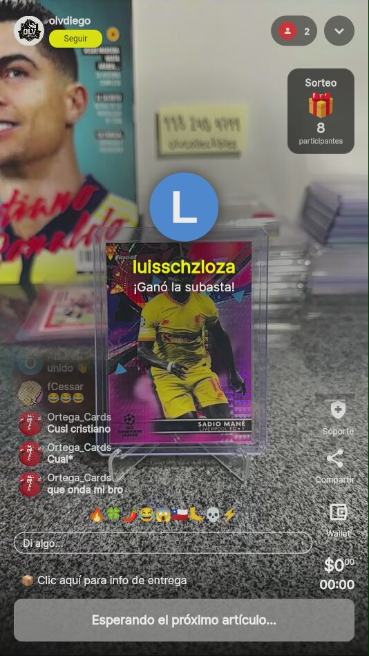 Sadio Mané Topps Finest 2021-22