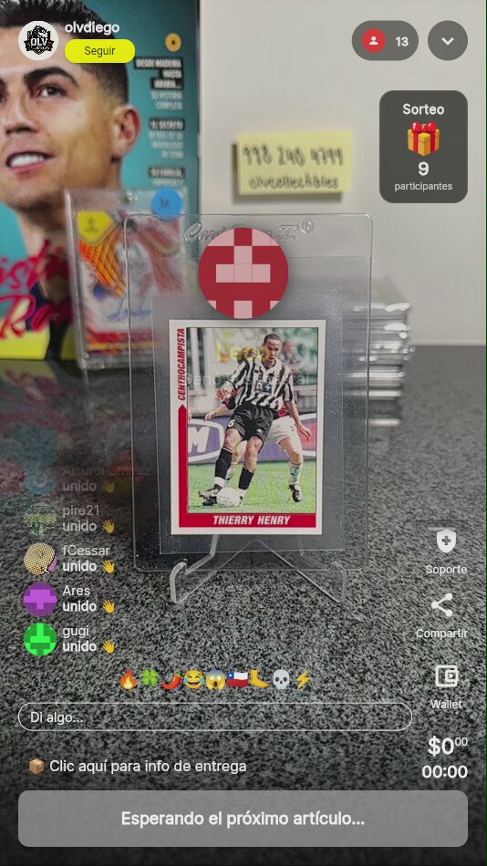 Thierry Henry Juventus Card