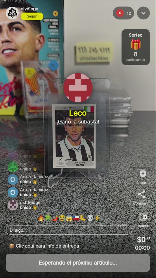 Sticker Zidane Juventus Champions League