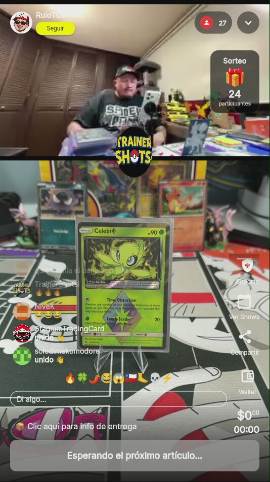 Carta Pokémon Celebi